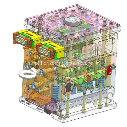 Projeto de molde de injeção de irrigador dentário